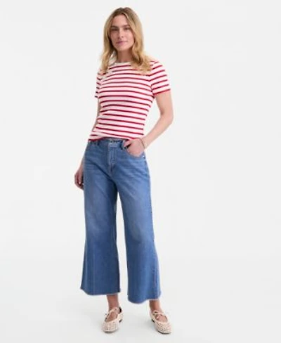 On 34th Womens Cropped Relaxed Flare Jeans Macys Exclusive