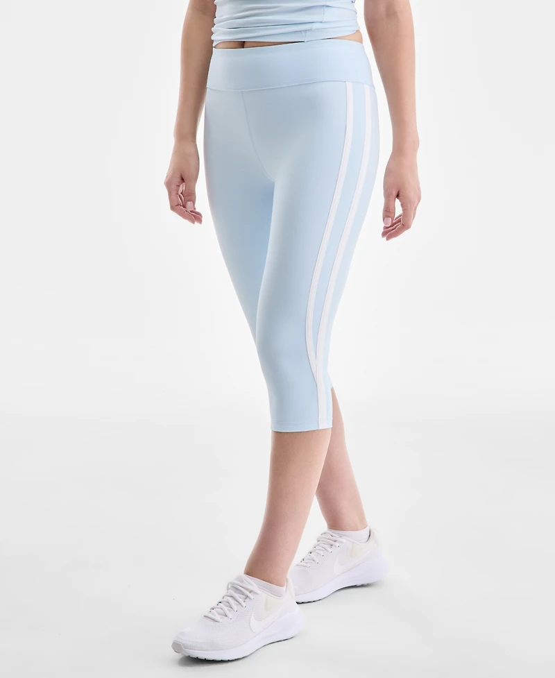 Id Ideology Women's Studio Side-Stripe Cropped Leggings, Macy's Exclusive
