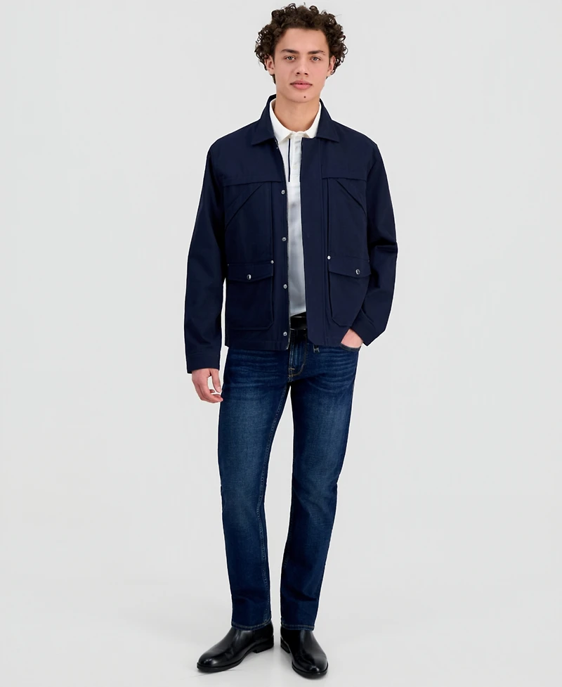 Guess Men's Cavalry Twill Pocket Canvas Jacket