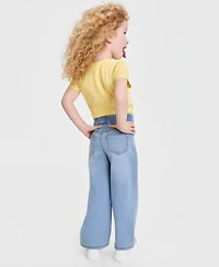 Epic Threads Girls' 12M-5T Wide-Leg Pull-On Jeans, Macy's Exclusive