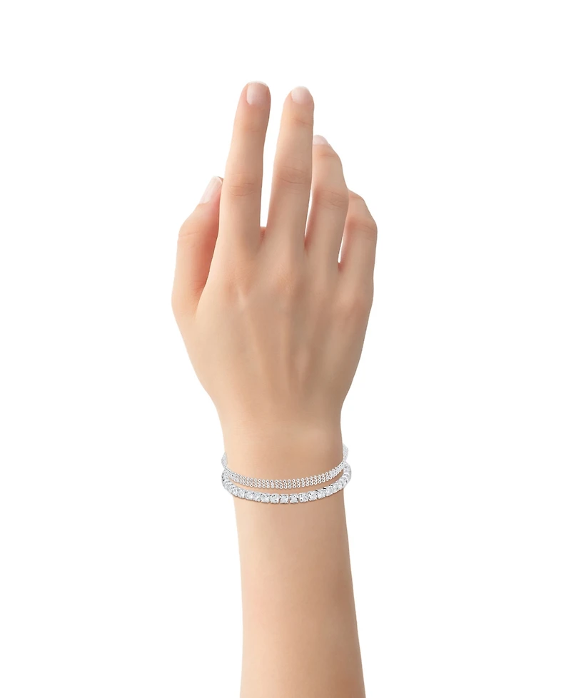 And Now This Cubic Zirconia Tennis Bracelet Duo