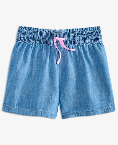 Epic Threads Girls' 12M-5T Chambray Shorts, Macy's Exclusive