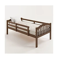 Storkcraft Long Horn Twin-Over-Twin Bunk Bed (Hazelnut)