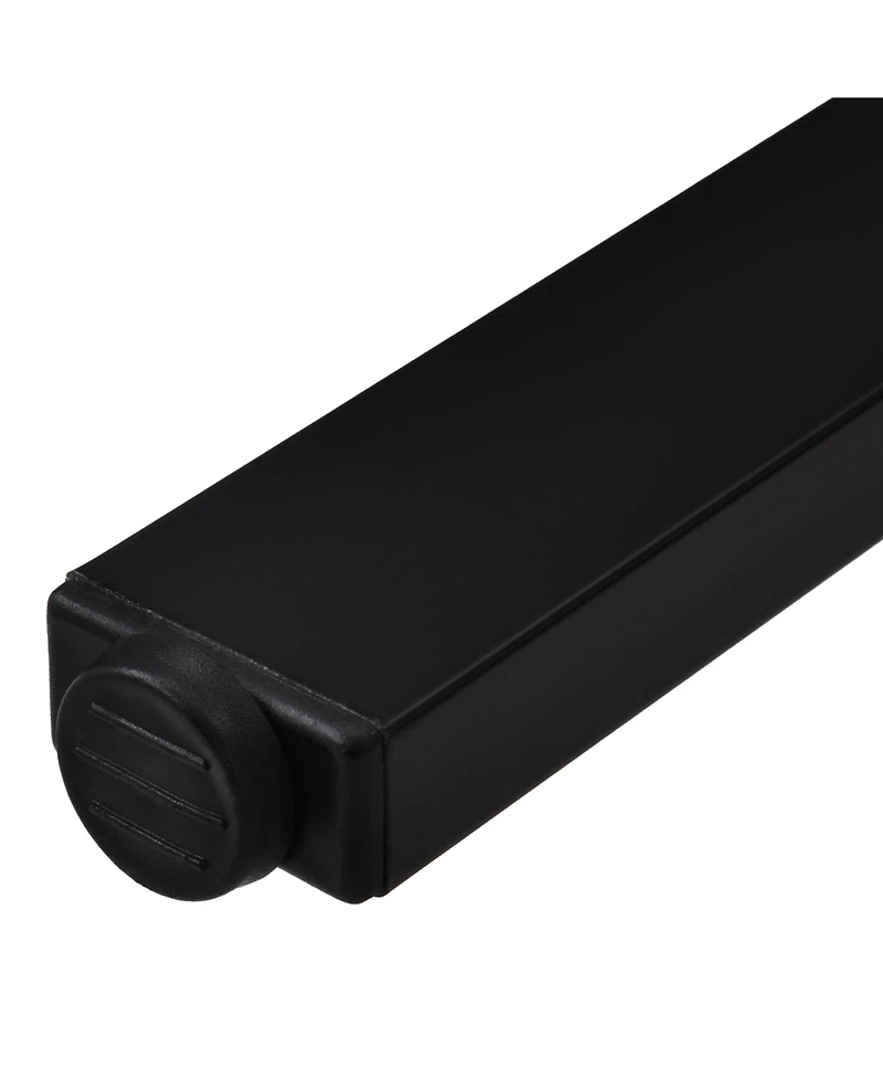 Simplie Fun Counter Height Extra Long Dining Table Set With 3 Stools Pub Kitchen Set Side Table With Foot