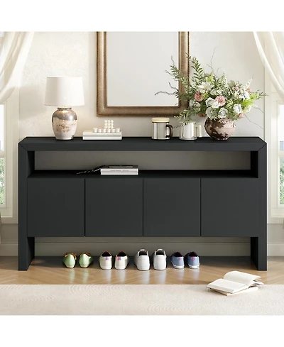 Streamdale Furniture Modern Wood Sideboard