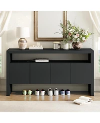 Streamdale Furniture Modern Wood Sideboard