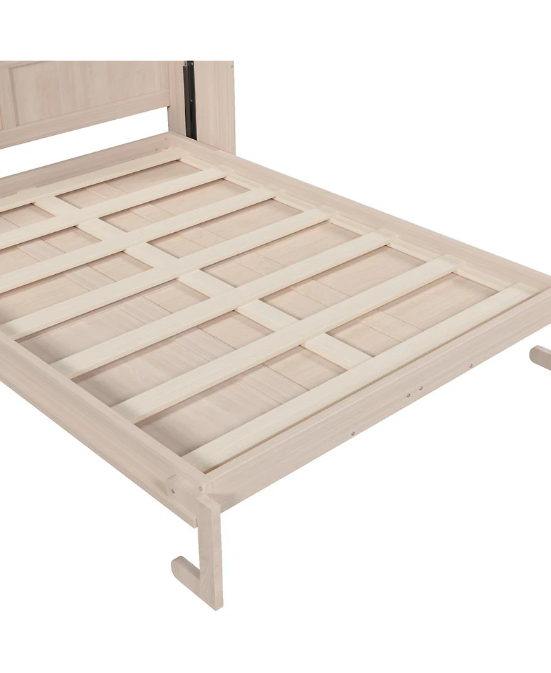 Streamdale Furniture Queen Size Murphy Bed with Led