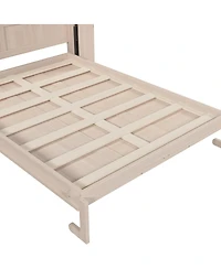 Streamdale Furniture Queen Size Murphy Bed with Led