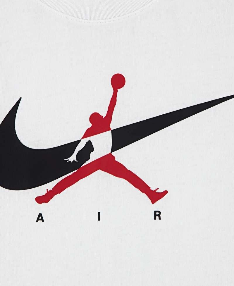 Jordan Boys' 4-7 Jumpman Swoosh Intersection Crewneck T-Shirt