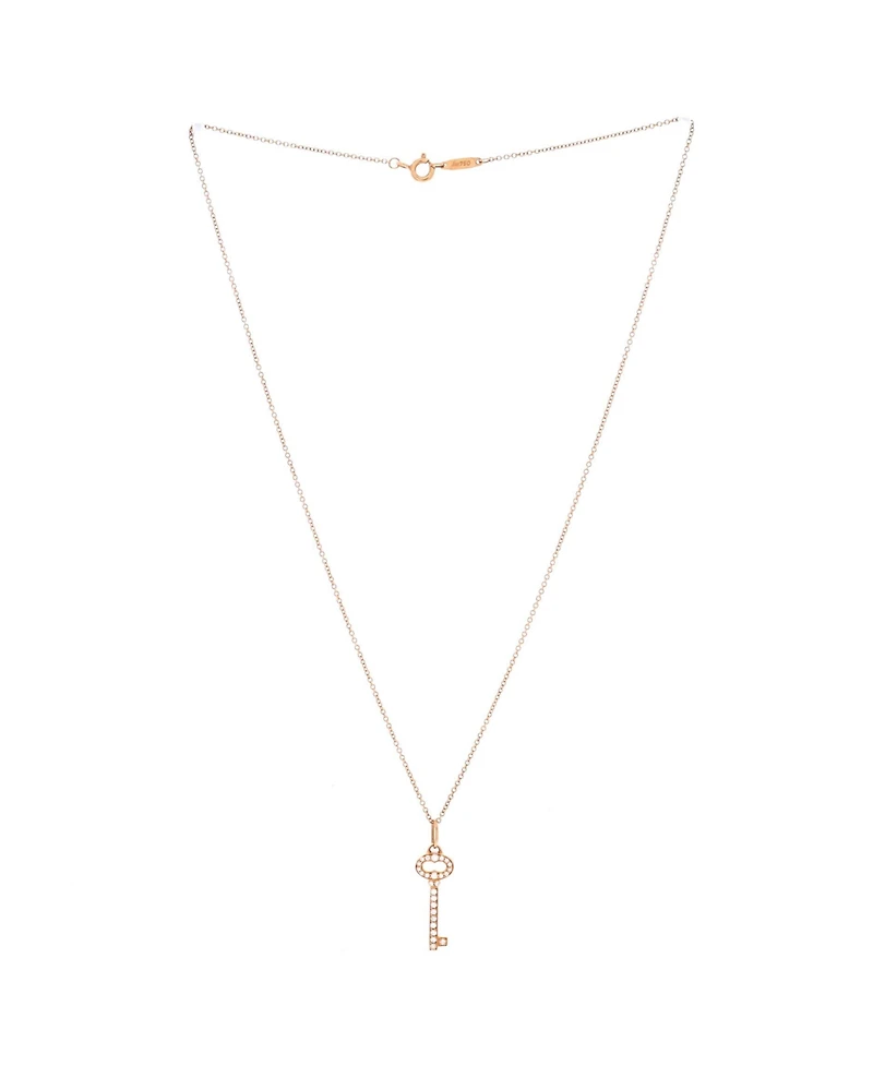 Pre-Owned Tiffany & Co Vintage Oval Key Pendant Necklace