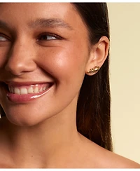 Hey Harper Crocodile Stud Earrings