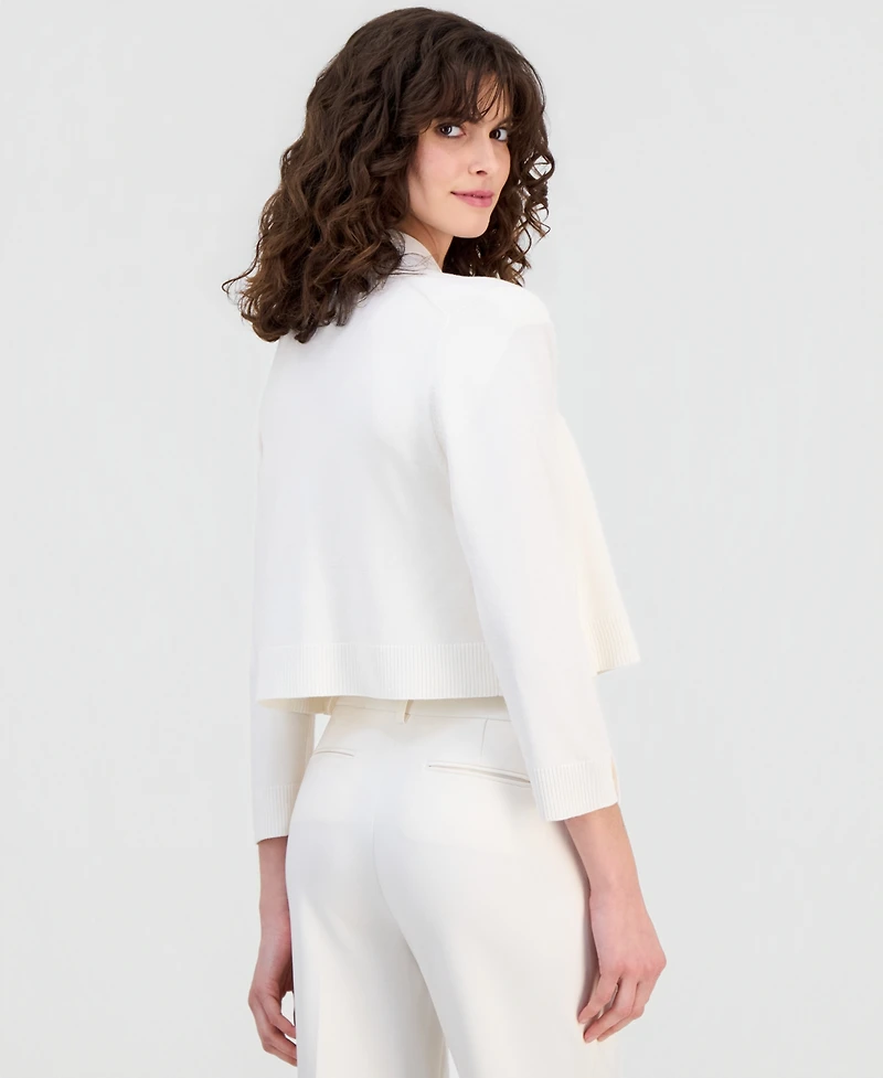 Anne Klein Women's Open-Front Shrug Cardigan