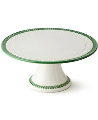 Certified International Le Jardin Footed Cake Plate