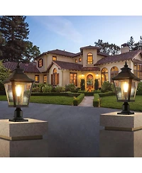 Flynama 21"(H) 1-Pack Outdoor Post Lantern Light