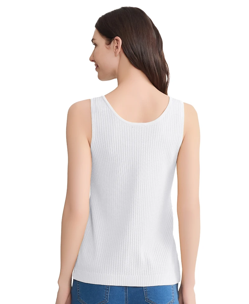Jones New York Women's Scoop Neck Tank Top
