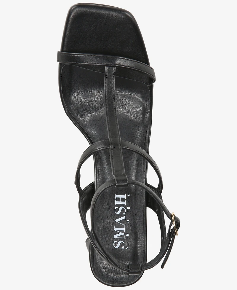 Smash Shoes Women's Brielle Block Heel Dress Sandals