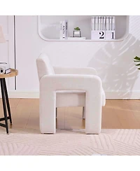 Streamdale Furniture Modern Minimalist Single Armchair for Living Room, Bedroom, Office