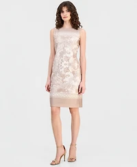 Anne Klein Women's Printed Sleeveless Sheath Dress
