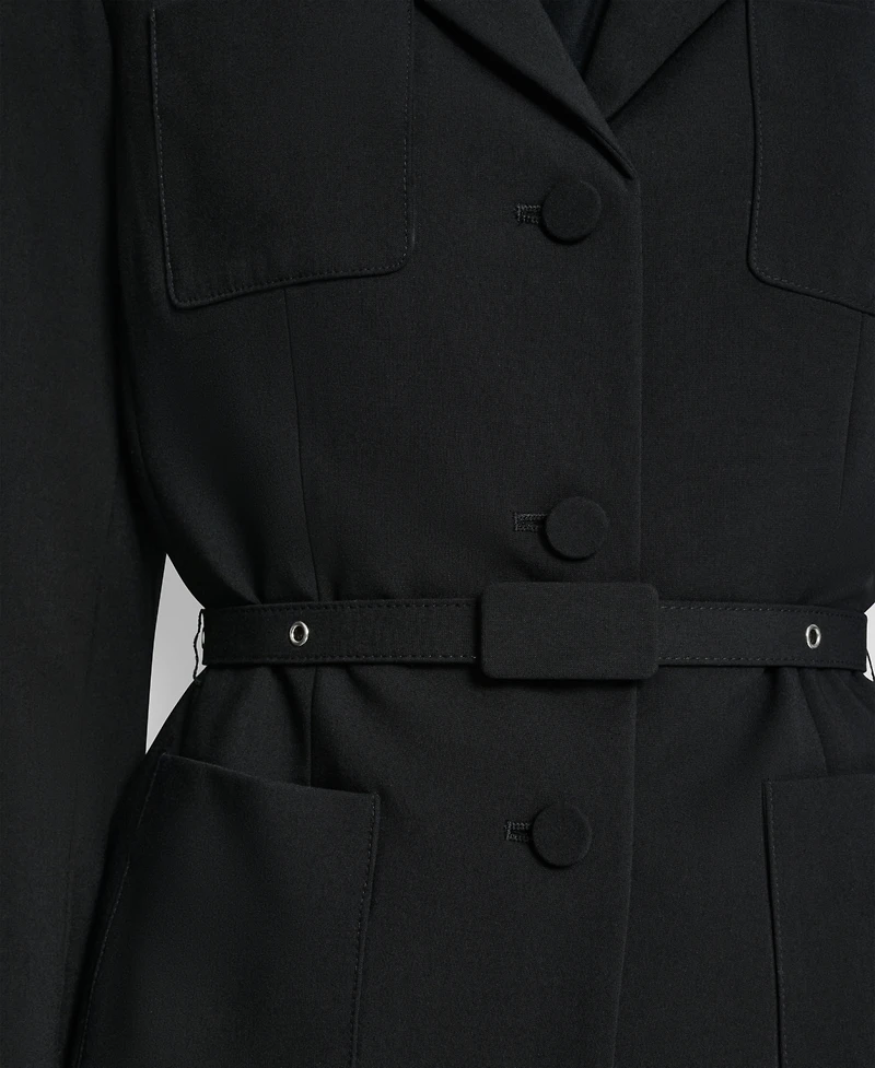 Dkny Women's Tailored Belted Blazer Jacket