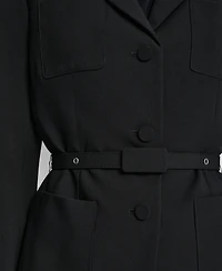 Dkny Women's Tailored Belted Blazer Jacket