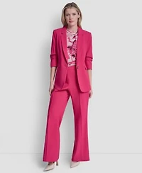 Dkny Womens Tech Tailoring Essex Ankle Trousers Tech Tailoring 1 Button Blazer