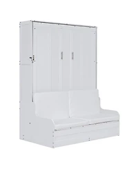 Streamdale Furniture Queen Size Murphy Bed Wall Bed with Cushion