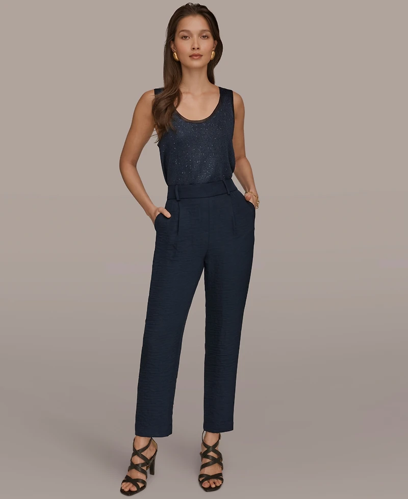 Donna Karan New York Women's Pleated Straight Pants