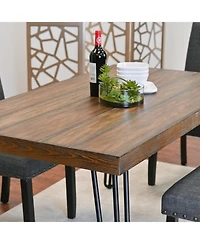 Streamdale Furniture Amisos 6-Piece Dining Set Distinctive Style for Your Dining Space