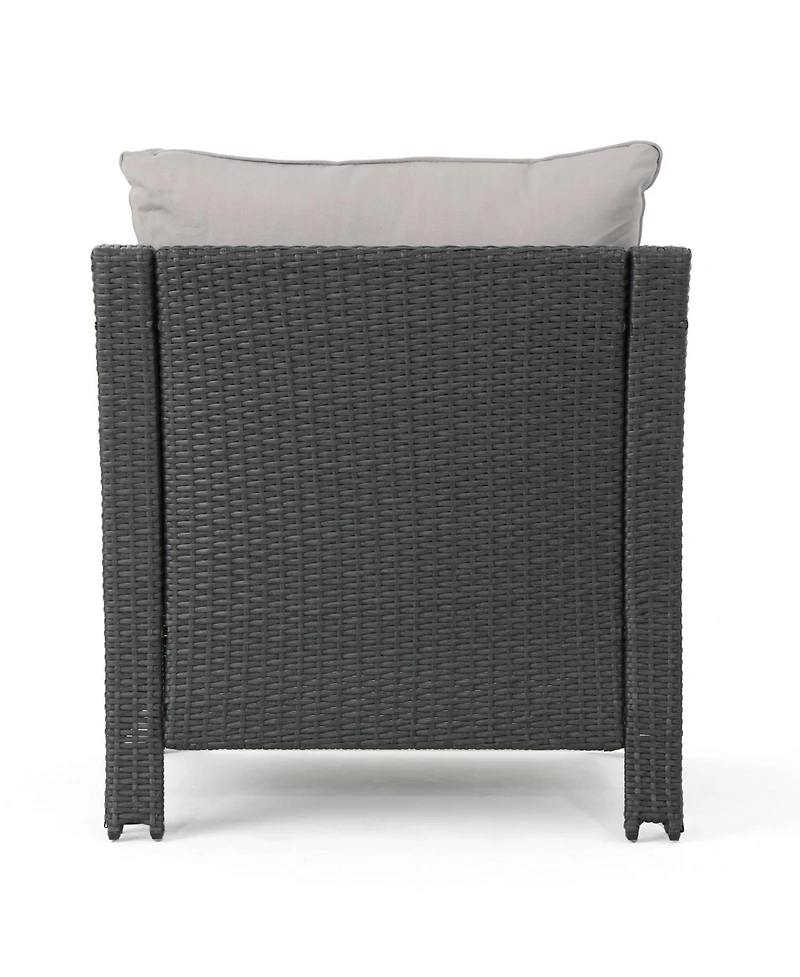 Streamdale Furniture Wicker Club Chairs with Water-Resistant Cushions (Set of 2)