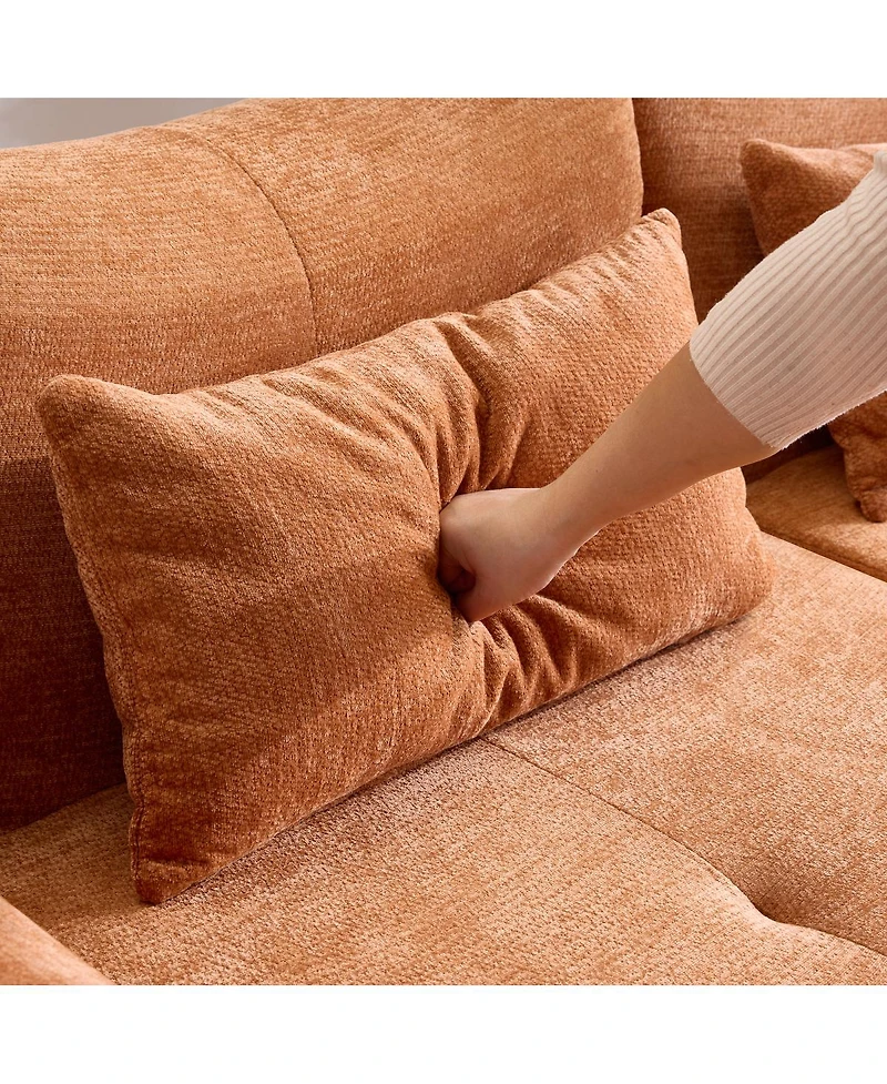 Streamdale Furniture Modular Cloud Sofa, Convertible Folding Sofa Bed, Sectional Cushioned Sofa