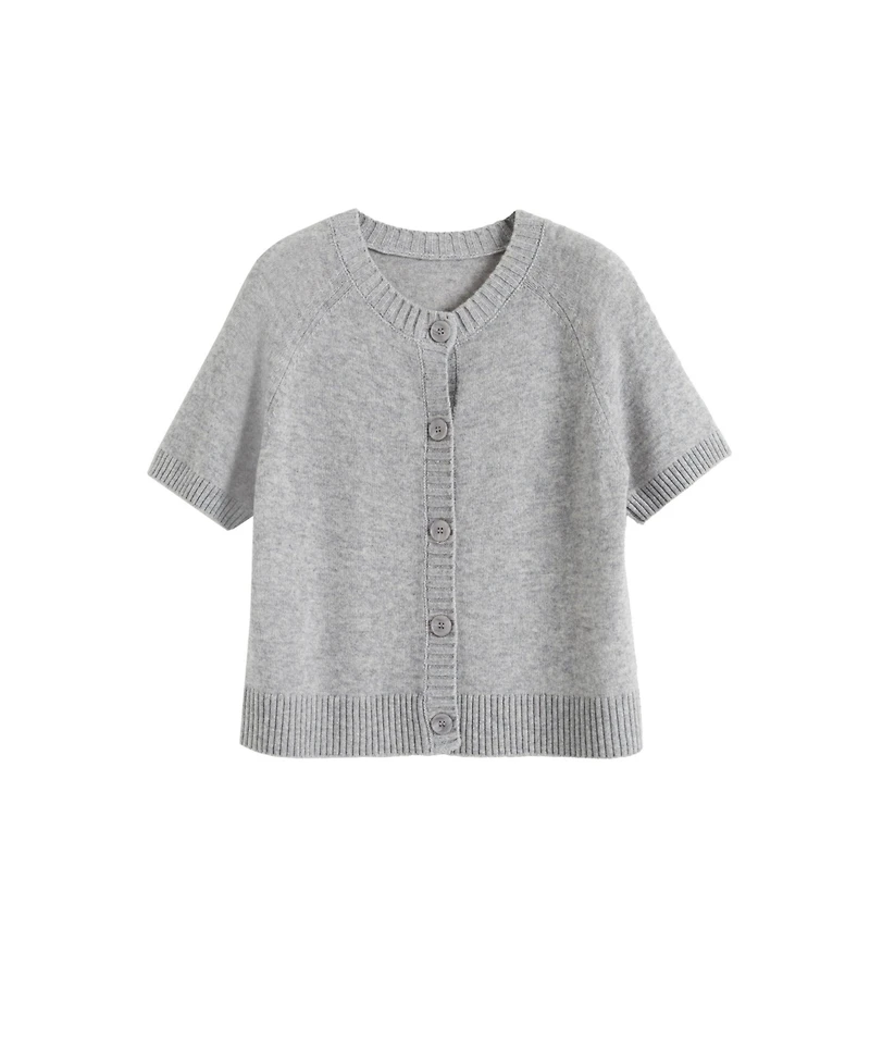 Chinti & Parker Women's Lightweight Wool-Cashmere Button-Front Tee