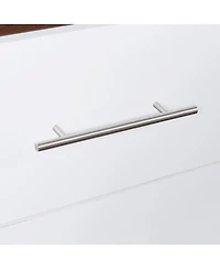 Streamdale Furniture Twin Size Murphy Bed Wall Bed with Cabinet