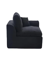 Streamdale Furniture Modular Sectional Sofa Cloud Couch, Comfy Modern 2 Seater with Removable Cushion Covers