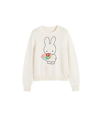 Chinti & Parker Women's Hand-Embroidered Miffy Sweater