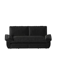 Streamdale Furniture Queen Pull Out Sofa Bed, 3-in-1 Convertible Sleeper, Velvet Loveseat