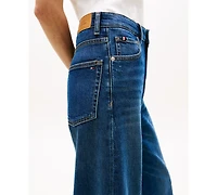 Tommy Hilfiger Women's Wide-Leg High-Waist Jeans