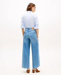 Tommy Hilfiger Women's Wide-Leg High-Waist Jeans