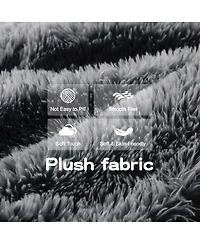 Streamdale Furniture Soft Plush Boneless Sofa, No Assembly, Anti-Slip, Ottoman, Pillows