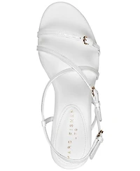Marc Fisher Ltd Women's Nylah Strappy Leather Kitten Heel Sandals