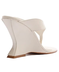 Schutz Women's Maya Slip-On Wedge Sandals