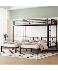 Streamdale Furniture Twin/Twin Xl Triple Metal Bunk Bed