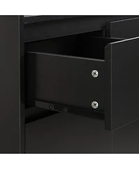 Streamdale Furniture Sleek Shoe Cabinet with Adjustable Shelves, Minimalist Organizer