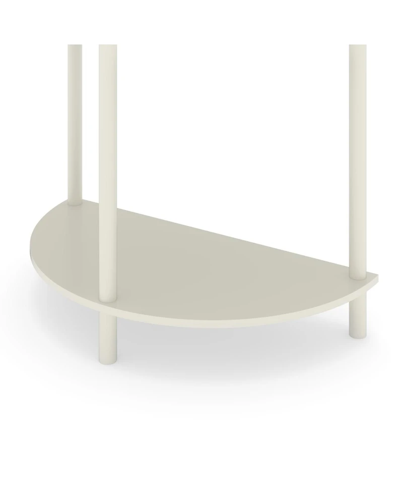 Streamdale Furniture Artisan Wave Demi-Lune Console Table