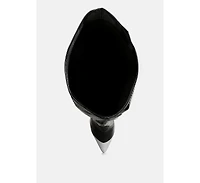 Chimes High Heel Patent Long Boots