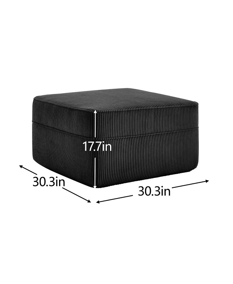 Streamdale Furniture Cloud Boneless Sofa: Plush Corduroy, Unmatched Comfort, Easy Setup