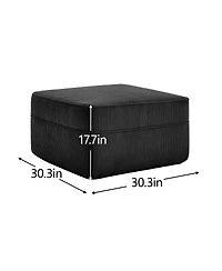 Streamdale Furniture Cloud Boneless Sofa: Plush Corduroy, Unmatched Comfort, Easy Setup