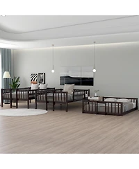 Streamdale Furniture Triple Full Bunk Bed with Ladder & Slide