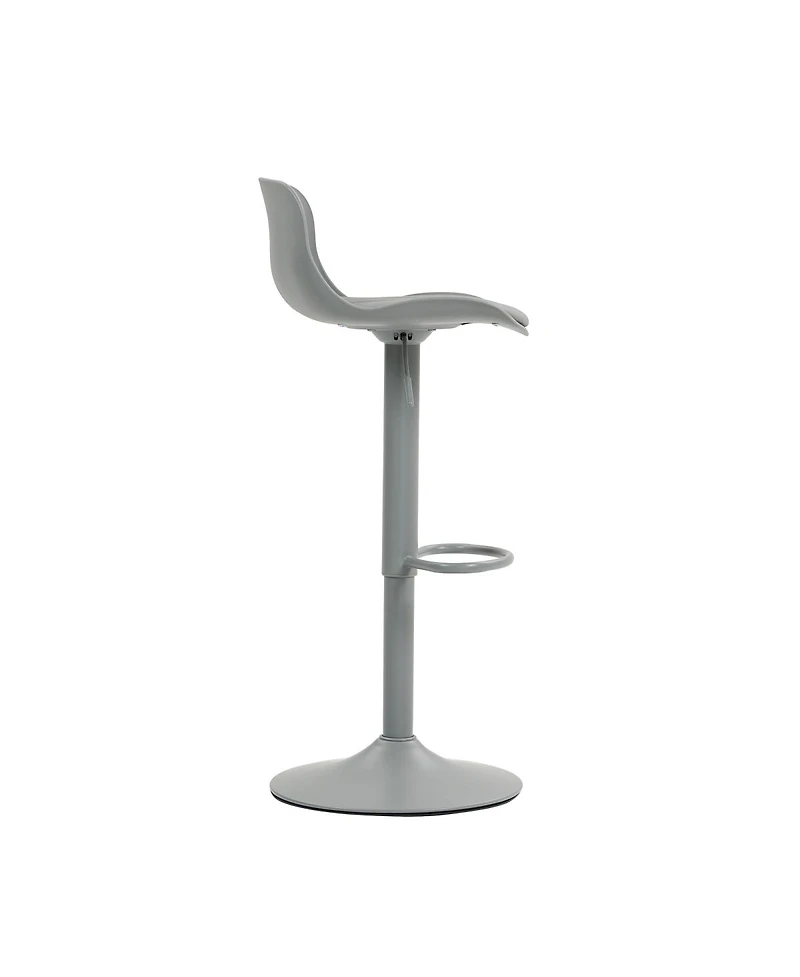 Streamdale Furniture Bar Stools Set of 2 – Modern Pu Leather Counter Height Swivel Chairs