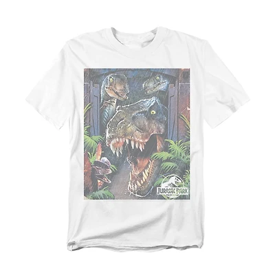 Jurassic Park Men's Giant Door Graphic T-Shirt