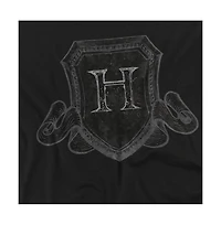 Harry Potter Men's Hogwarts Shield Sketch T Shirt